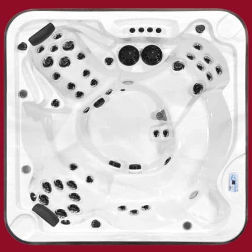 Top view of the Arctic Spas Hot Tub Totem model