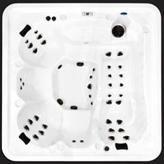 Arctic Spas top view of the Core Series  Grizzly model 