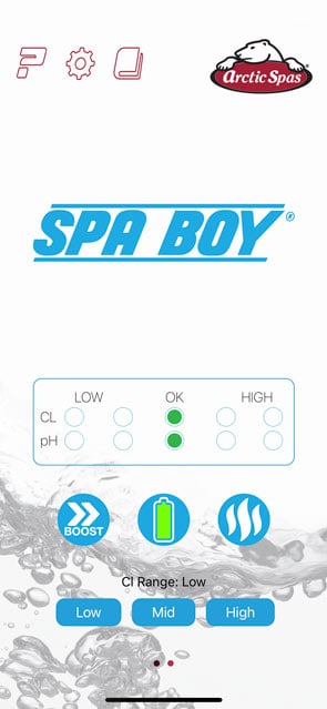 The Spa Boy screen